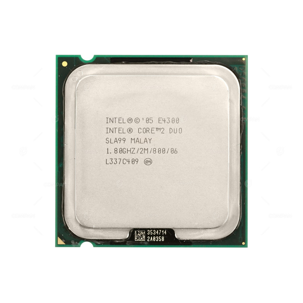 SLA99 INTEL CORE 2 DUO E4300 1.80GHZ 2-CORE 2MB L2 CACHE 65W LGA775
